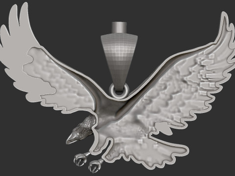 Eagle Pendant 3D प्रिंट मॉडल