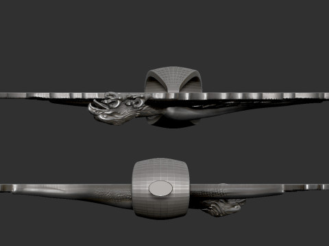 Eagle Pendant 3D प्रिंट मॉडल