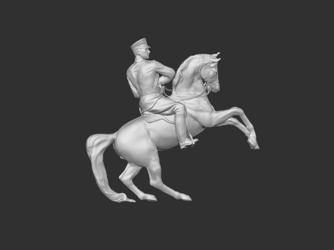 Gazi Mustafa Kemal Ataturk Relief 3D Druckmodell
