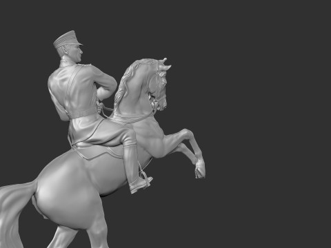 Gazi Mustafa Kemal Ataturk Relief 3D प्रिंट मॉडल