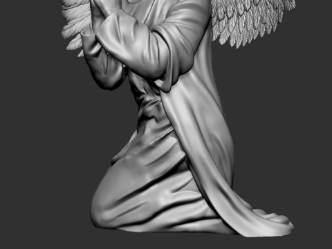 Praying Angel 3Dプリントモデル
