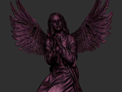Praying Angel 3Dプリントモデル
