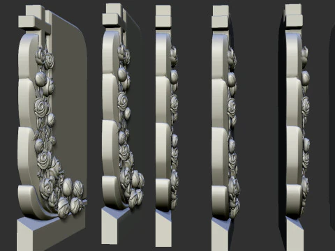 Tombstone with cross 3D Print Model