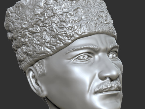 Gazi Mustafa Kemal Ataturk Statue 3Dプリントモデル