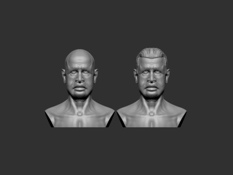 Old Man Head 3D printmodel