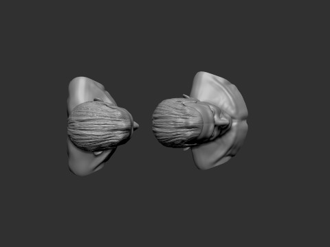 Male Head 3D 打印模型