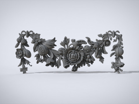 Swag Onlay Bas relief 3Dプリントモデル