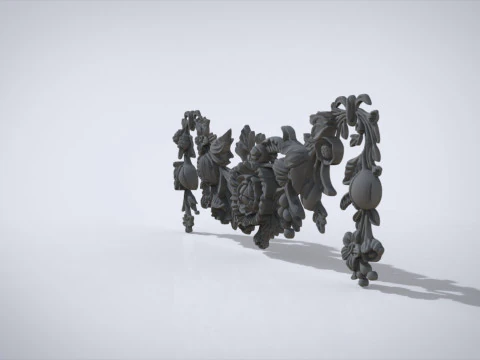 Swag Onlay Bas relief 3D Print Model