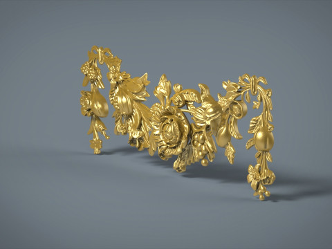 Swag Onlay Bas relief 3Dプリントモデル