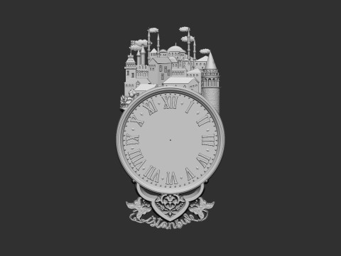 Istanbul city wall clock 3D Print Model