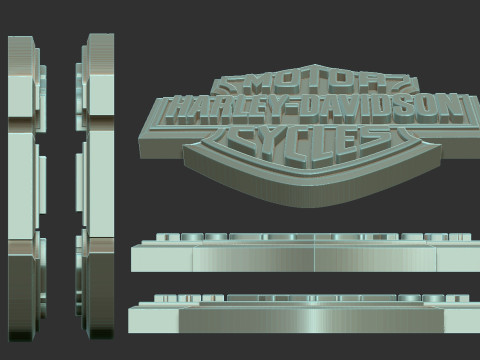 Harley Davidson Logo Model do druku 3D