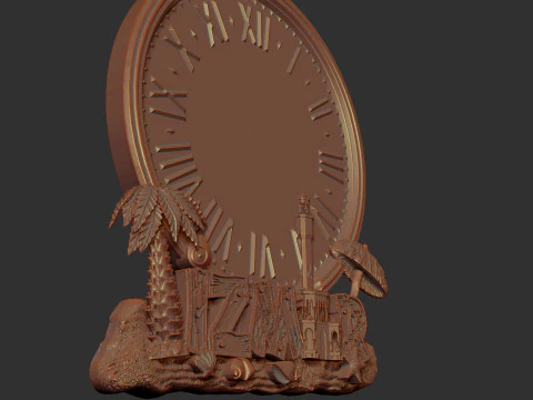 Izmir city wall clock 3D Print Model