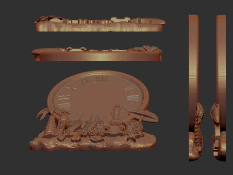 Izmir city wall clock 3D Print Model