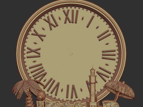 Izmir city wall clock 3D Print Model