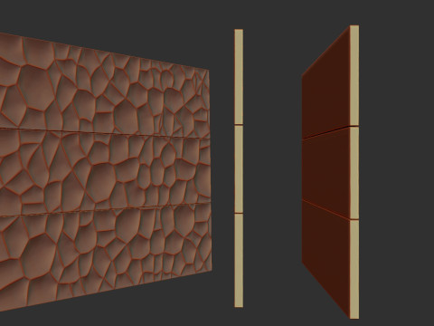 Three Drawer Storage Cabinet Model Cetak 3D