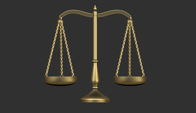 Scales Bas relief Model Cetak 3D .c4d .max .obj .3ds .fbx .stl .blend