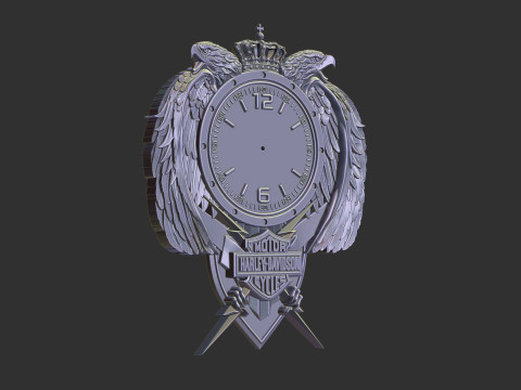Harley Davidson Wall Clock 3D printmodel