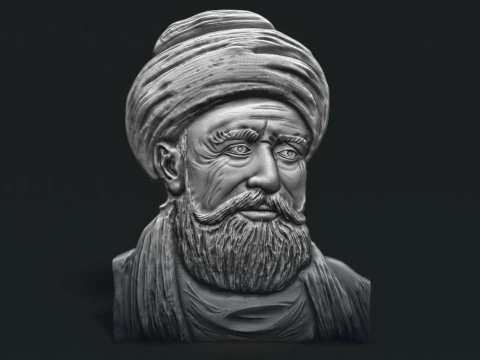 Барельеф Хаджи Байрам-и Вели 3D Принт Модель