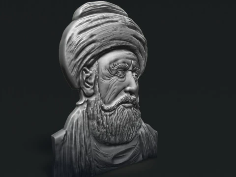 Haci Bayram-i Veli Bas Relief 3D Print Model