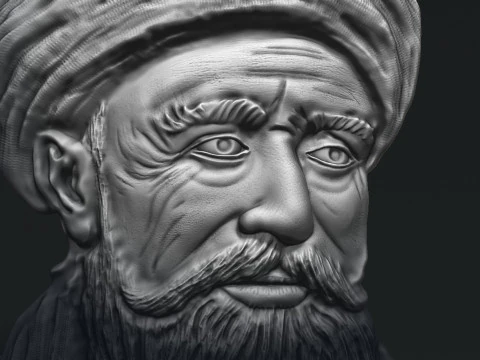 Haci Bayram-i Veli Bas Relief 3D Print Model