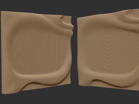 Parametric Wall decor for cnc cutting 3D Print Model