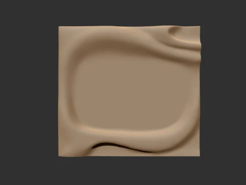 Parametric Wall decor for cnc cutting 3D Print Model