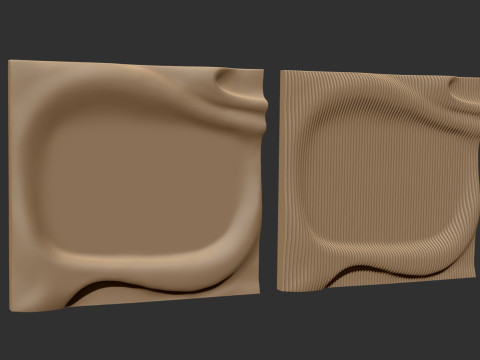 Parametric Wall decor for cnc cutting Model Cetak 3D