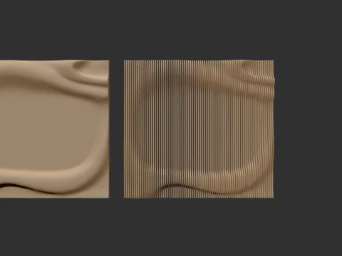 Parametric Wall decor for cnc cutting 3D Print Model