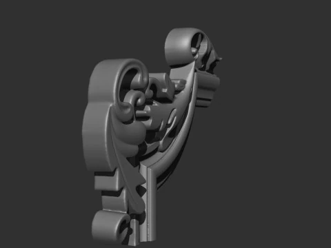 Corner Element Plaster 3D Print Model