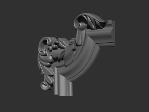 Corner Element Plaster 3D Print Model