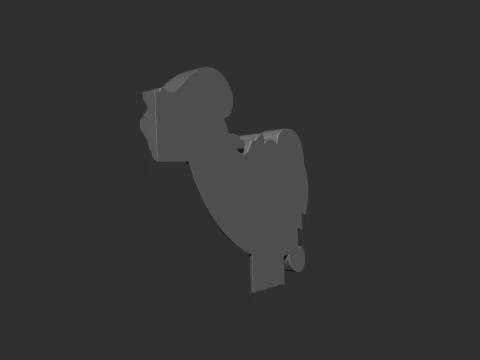 Corner Element Plaster 3D Print Model
