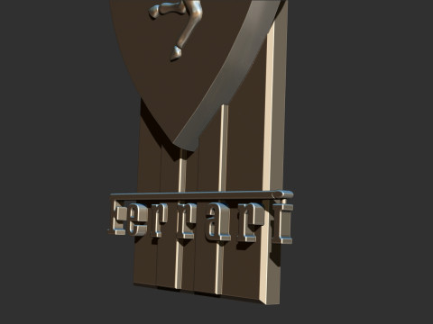 Ferrari logo 3D Print Model