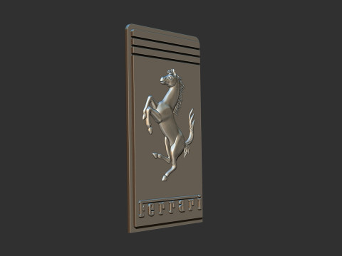 Ferrari logo Modello di stampa 3D