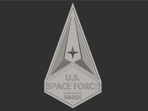 Space Force Insignia 3D Print Model