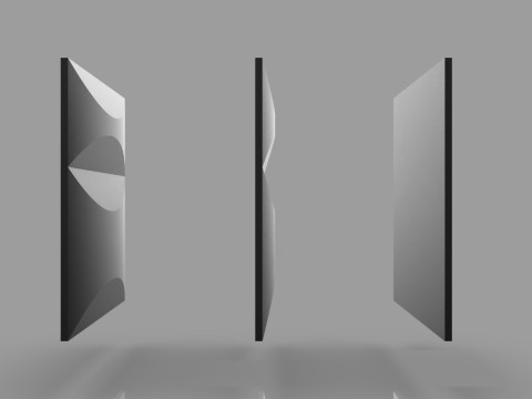 Modern Bedroom Set Cnc Carving Model 3D Print Model