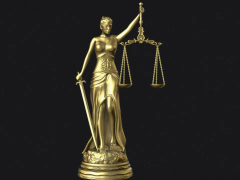 Themis Sculpture 3D Print Model