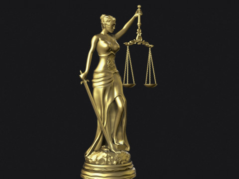 Themis Sculpture 3Dプリントモデル