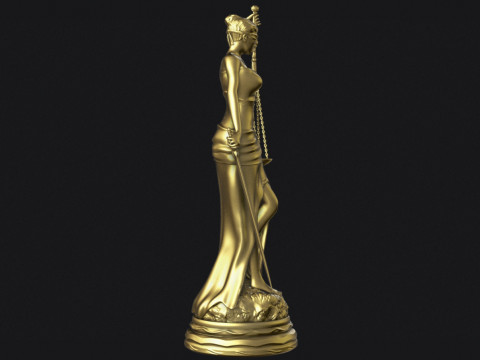 Themis Sculpture 3Dプリントモデル