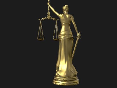 Themis Sculpture 3Dプリントモデル