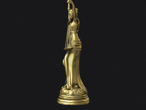 Themis Sculpture 3Dプリントモデル