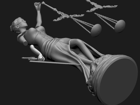 Themis Sculpture 3Dプリントモデル