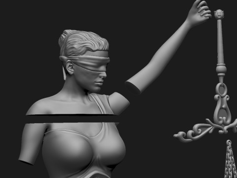 Themis Sculpture 3Dプリントモデル