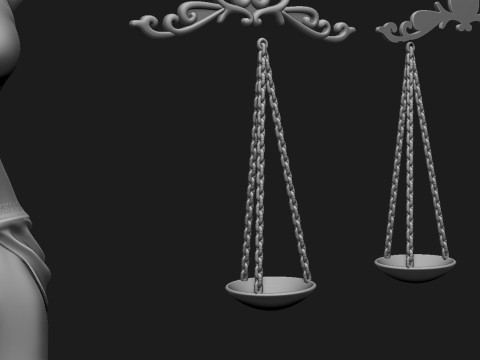 Themis Sculpture 3Dプリントモデル