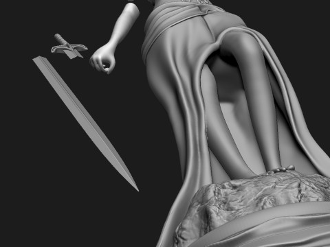 Themis Sculpture 3Dプリントモデル