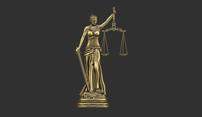Themis bas relief Model Cetak 3D .c4d .max .obj .3ds .fbx .stl .blend