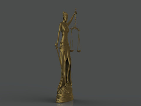 Themis bas relief Model Cetak 3D