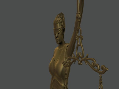 Themis bas relief Model Cetak 3D