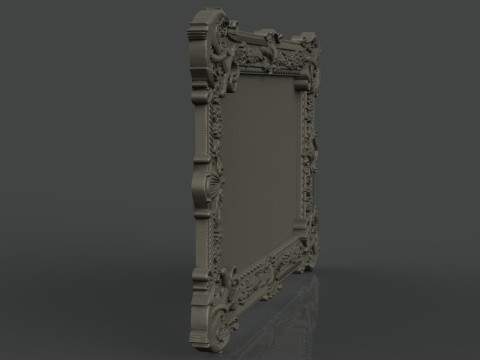 Mirror Frame with anchor 3Dプリントモデル