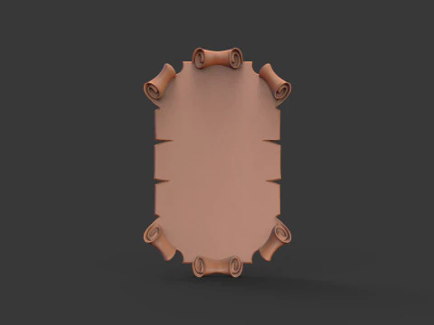 羊皮纸 3D 打印模型