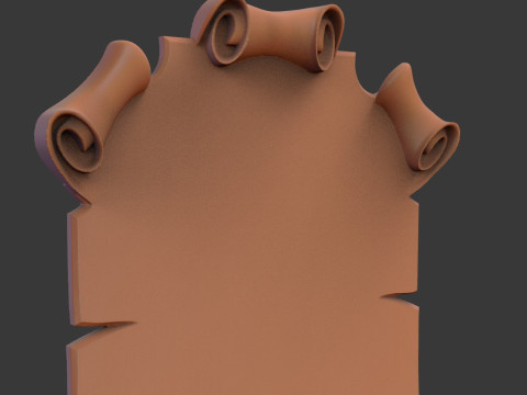 Parchment Model do druku 3D